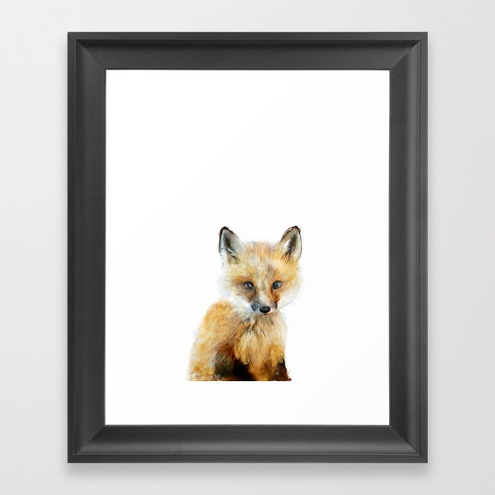 Little Fox Framed Art Print