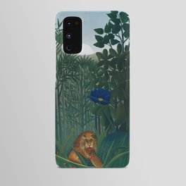 The Repast of the Lion (ca. 1907) by Henri Rousseau. Android Case