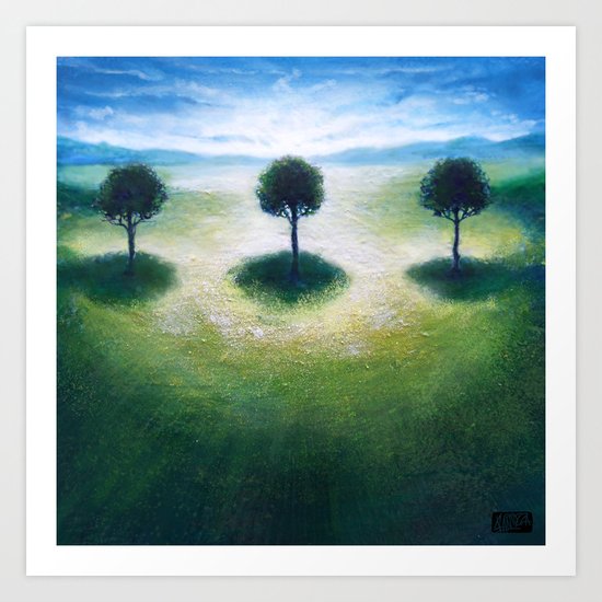 Treelogy 3 Art Print