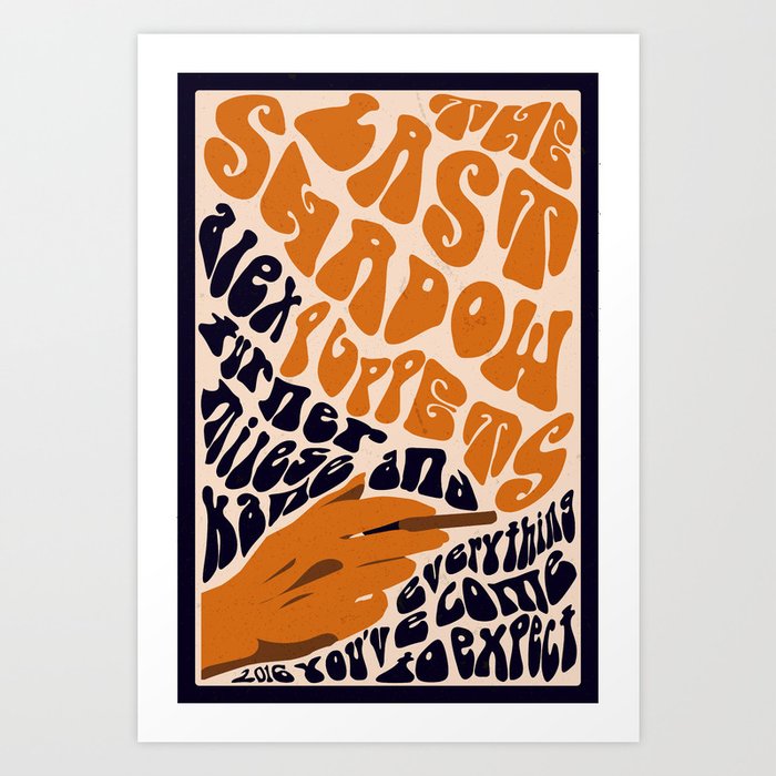 The Last Shadow Puppets Poster Art Print