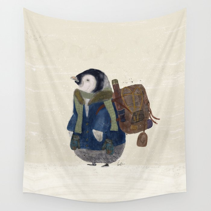 the little explorer Wall Tapestry