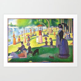 Georges Seurat A Sunday On La Grande Jatte Art Print