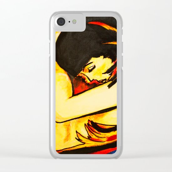 Night Aquarium Clear iPhone Case