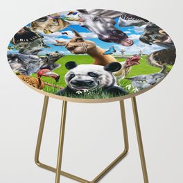 Clouds Animals Selfie Side Table