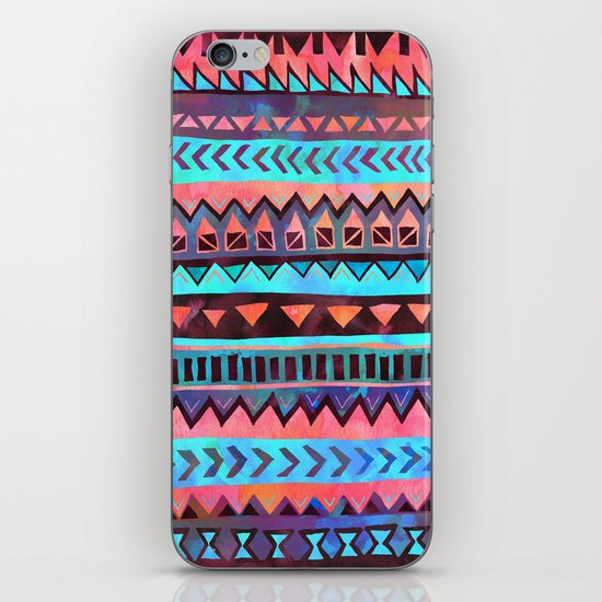 PATTERN {Tribal Stripe- Aqua} iPhone & iPod Skin