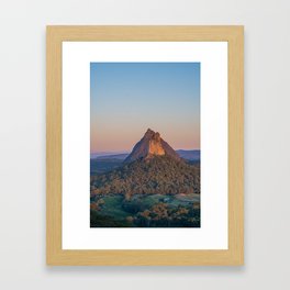 Glasshouse Mountains Framed Art Print