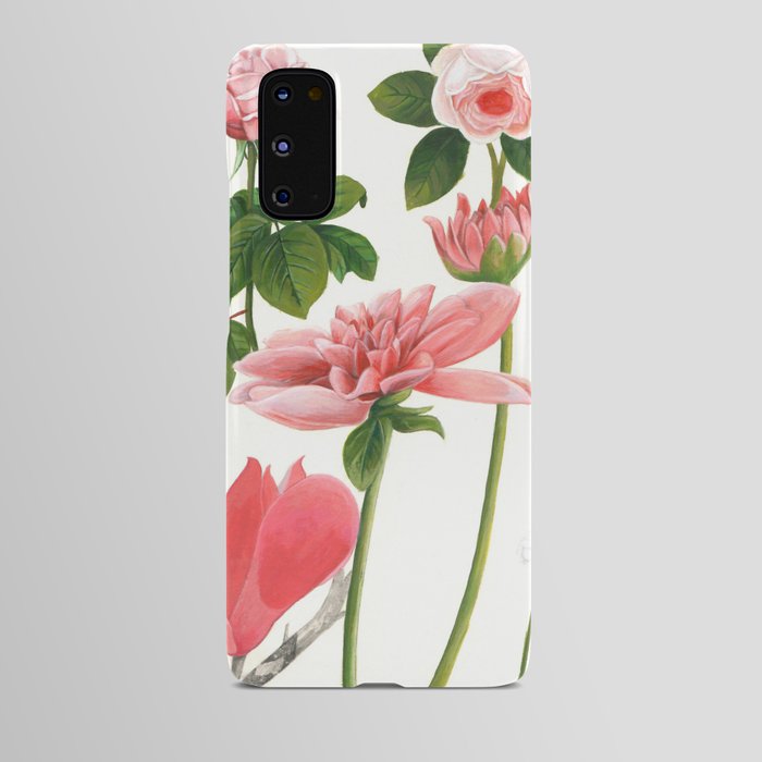 red flower Android Case