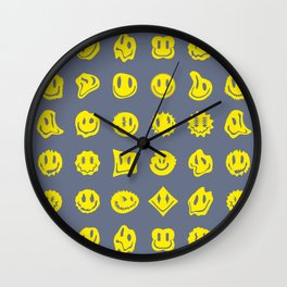 Crazy Smiles Wall Clock
