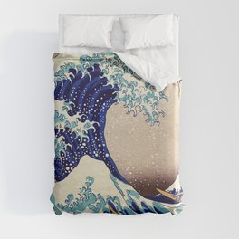 The Great Wave Off Kanagawa Duvet Cover