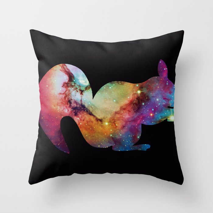 SPACE SQUIRREL Throw Pillow