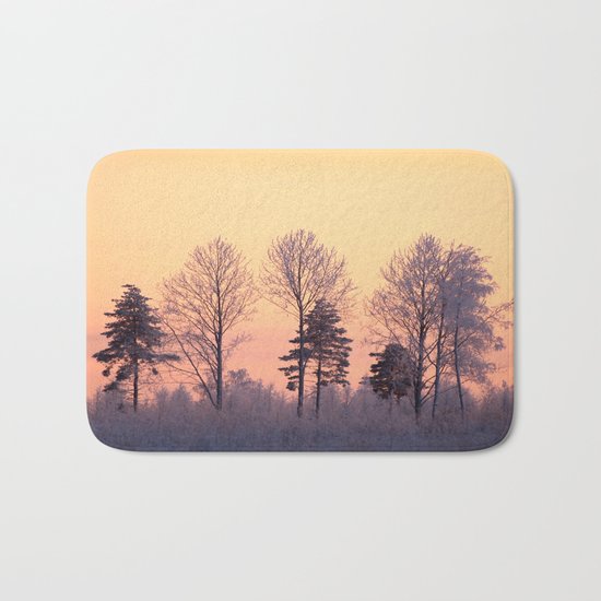 Winter Trees Bath Mat