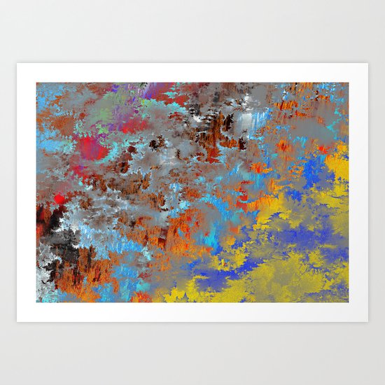 autumn fresh rainy days Art Print