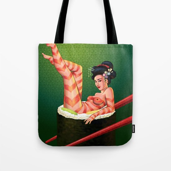 Sushi Girl Tote Bag