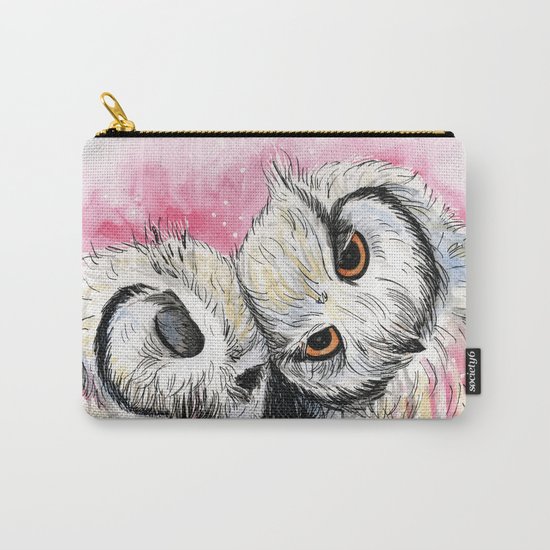 owl snuggles Carry-All Pouch