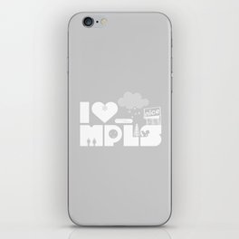I Heart MPLS iPhone Skin