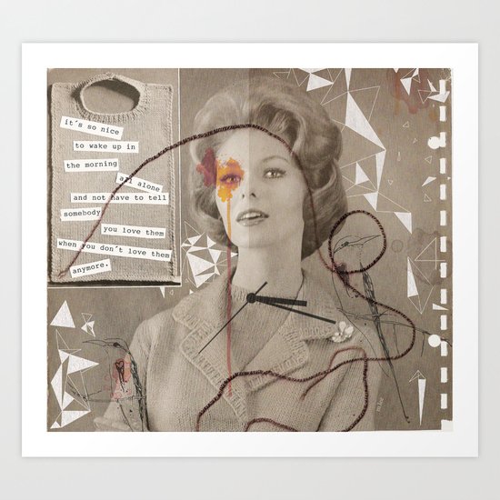 LOVE POEM Art Print