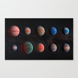 Planets : Hot Jupiter Exoplanets Canvas Print