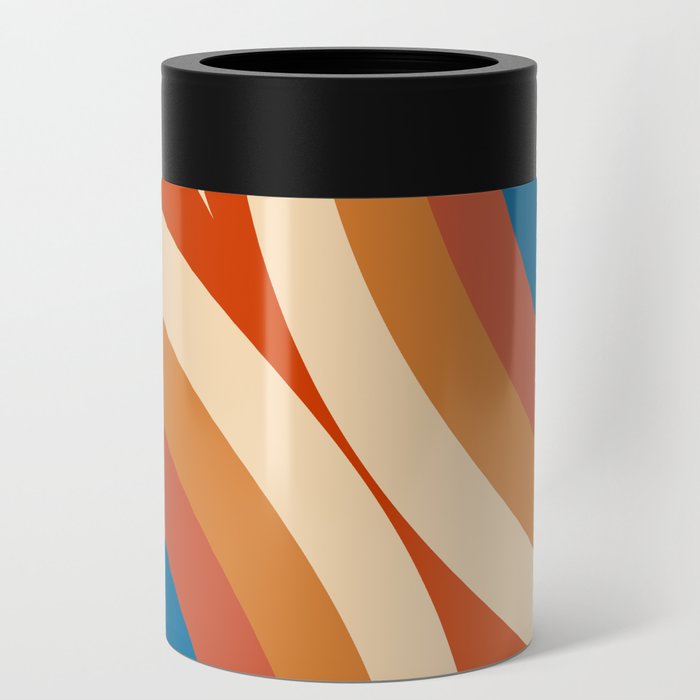  Psychedelic Groovy /Geometric Abstract Can Cooler