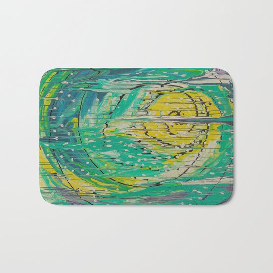 Free abstract Bath Mat