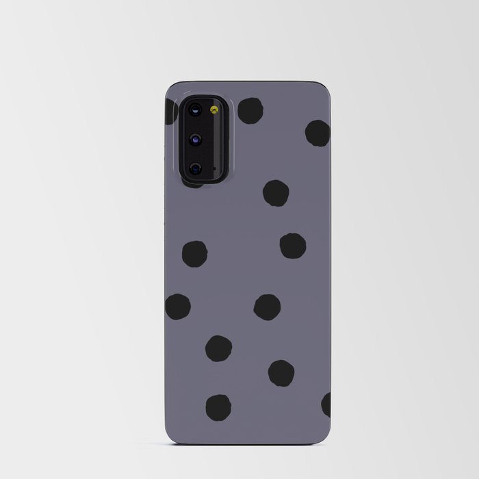 Tiny blue animal print dots  Android Card Case
