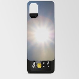 Lumina Solar Eclipse · White rays, pink and yellow shapes, aberrations · Abstract Photography Android Card Case