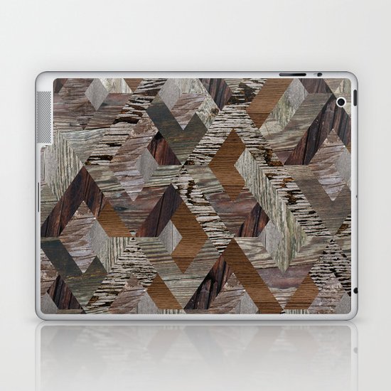 Wood Quilt Laptop & iPad Skin