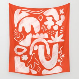 Organic (Red) Wall Tapestry