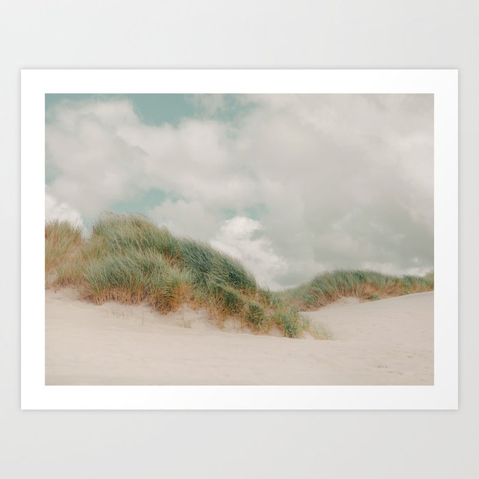 Sea Grass - California Beach Dunes, Landscape Photography Art Print