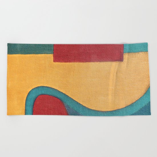 Sandy Path Beach Towel