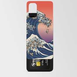 The Great Wave of Pug Android Card Case