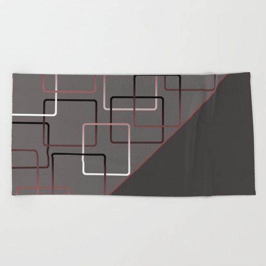 ABSTRACT GEOMETRIC Beach Towel