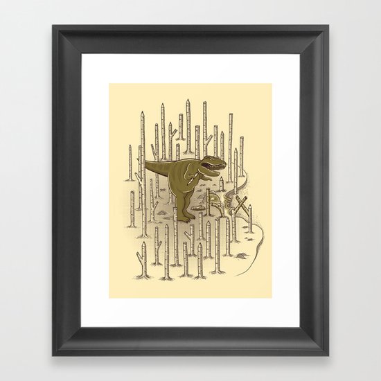 T-REX Framed Art Print