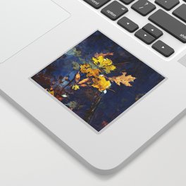 Leaves In Pond - Forest Park Collection Sticker