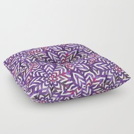 I don't need to improve - Purple and pink Floor Pillow