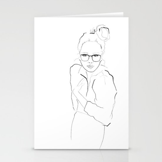 I Like Your Glasses Stationery Cards