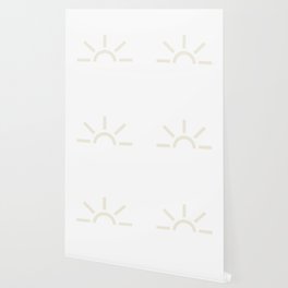 Neutral Minimalist Sun Wallpaper