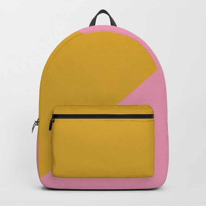 yellow pink backpack