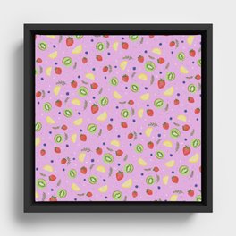 Fruit Salad Framed Canvas