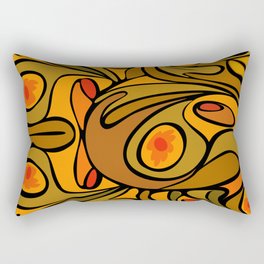 Rooster DeKooning Rectangular Pillow