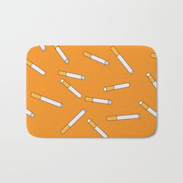 Cigarette Dreams. Bath Mat | Pattern, Illustration, Graphite, Curated, Graphic Design, Graphicdesign, Popart, Digital 