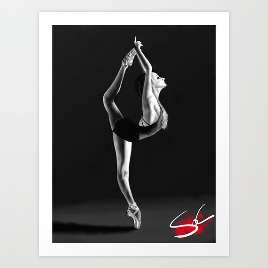 Ballerina Art Print