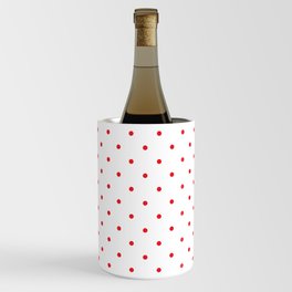 Small Red Polka Dots Wine Chiller