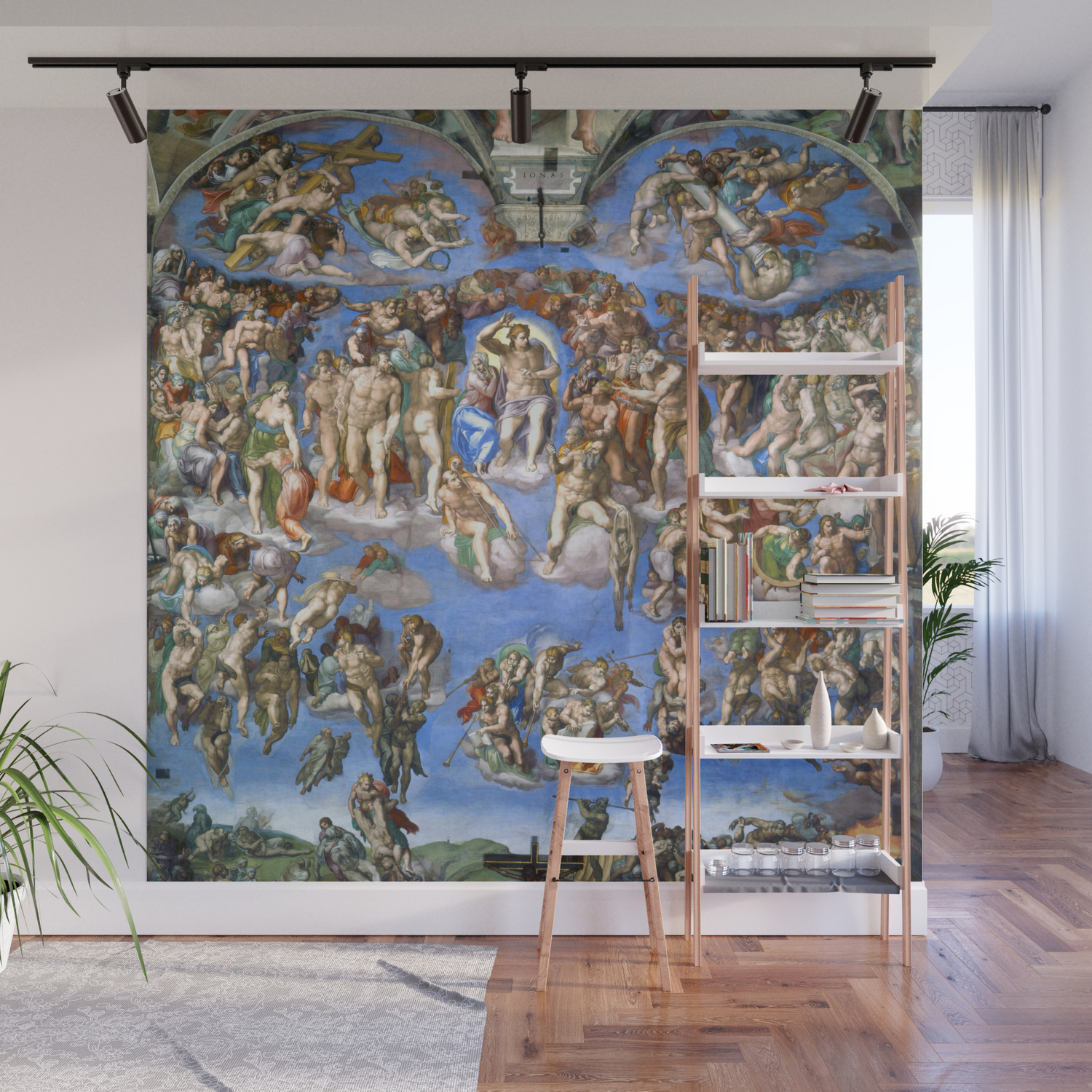 Michelangelo The Last Judgment Wall Mural By Alexandra Arts