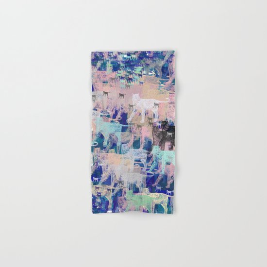 Instinctive Kittens Abstract Hand & Bath Towel