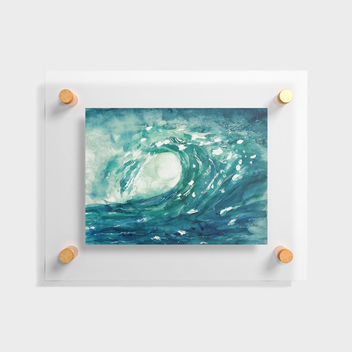 Wave Surf Floating Acrylic Print