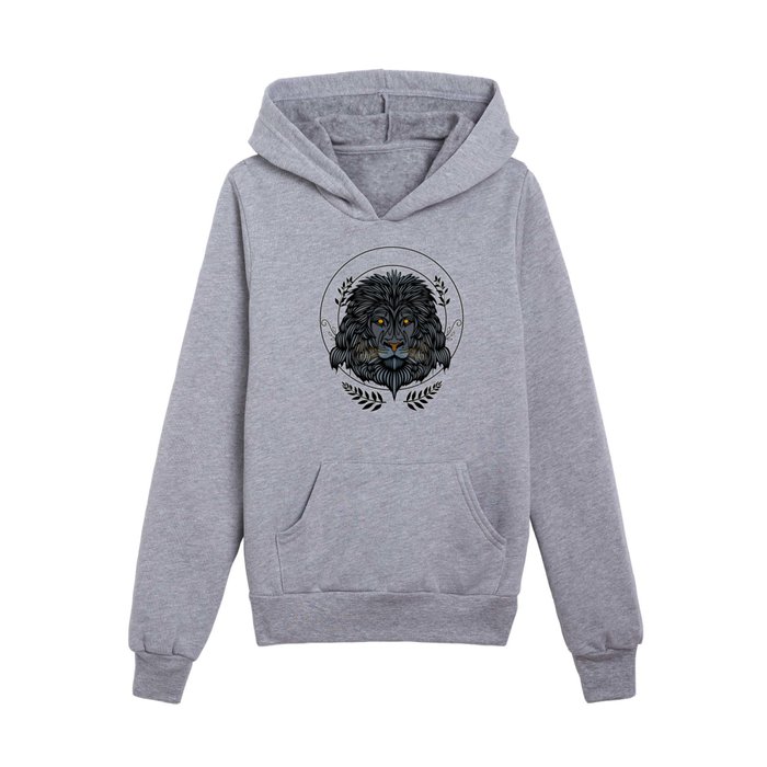 Lion Head Kids Pullover Hoodie