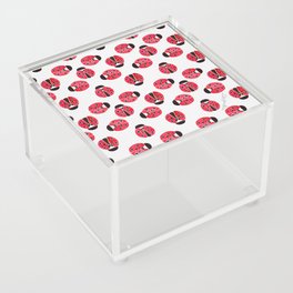 Ladybug - watercolor artwork Acrylic Box