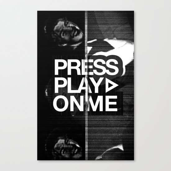Pressplayonme Canvas Print