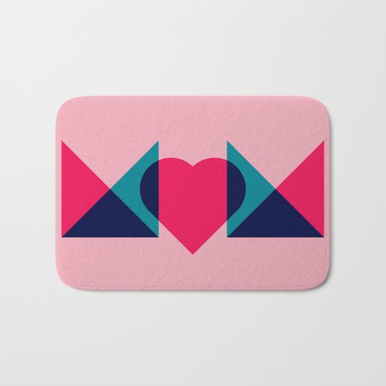 HEART MOM Bath Mat