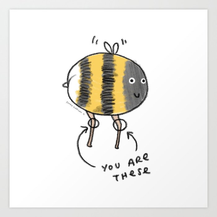 Bee's Knees Art Print